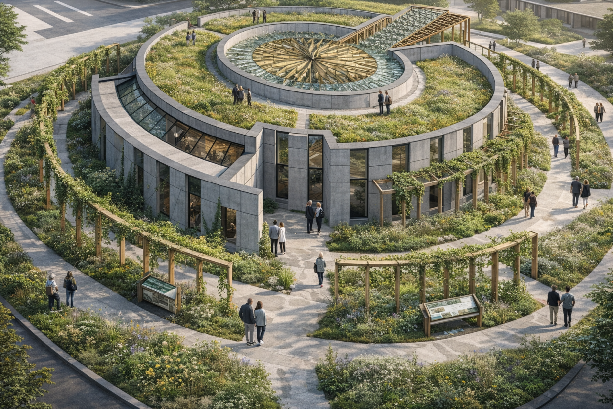 EXHIBITION AND TRAINING CENTRE FOR LANDSCAPE PARKS SKIERNIEWICE - AGG