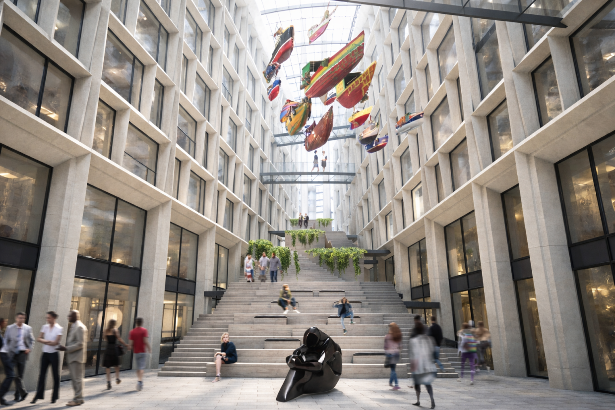 THE NEW TOWN HALL IN LODZ - AGG