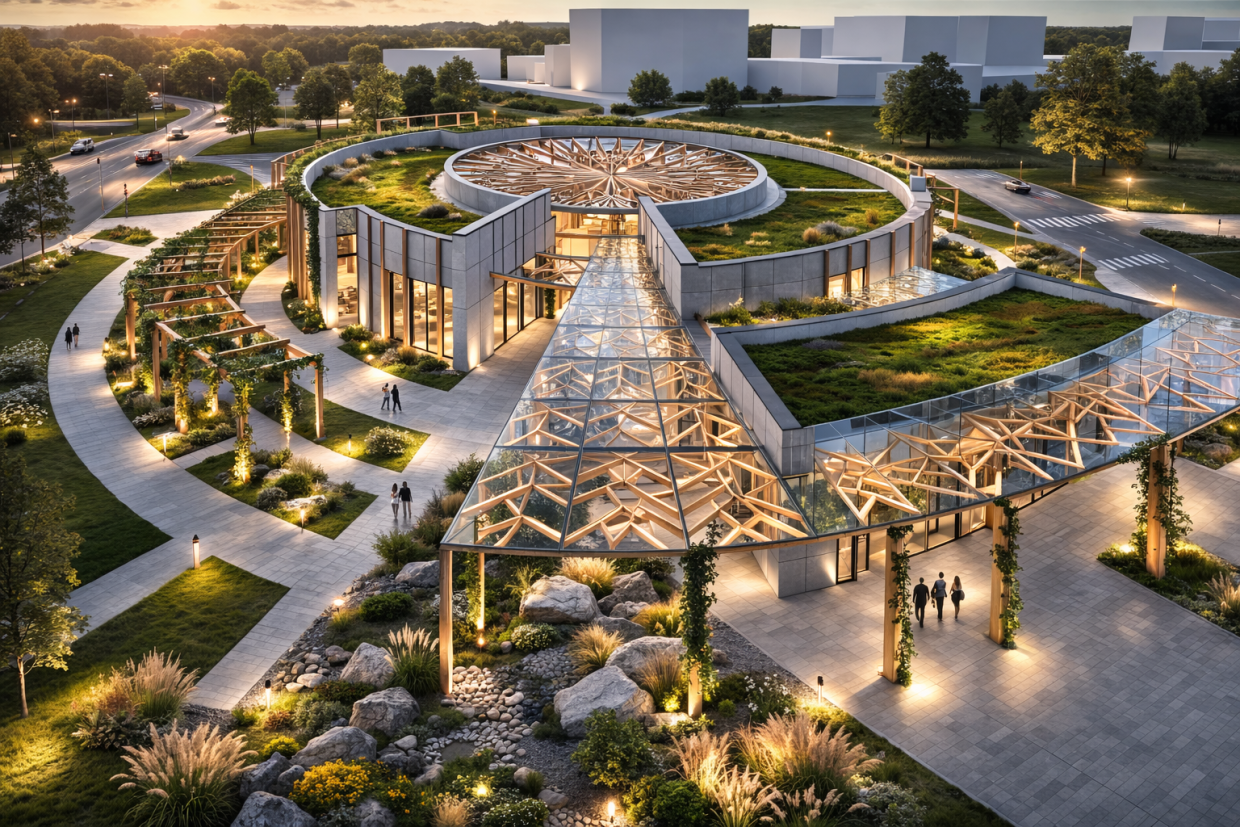 EXHIBITION AND TRAINING CENTRE FOR LANDSCAPE PARKS SKIERNIEWICE - AGG