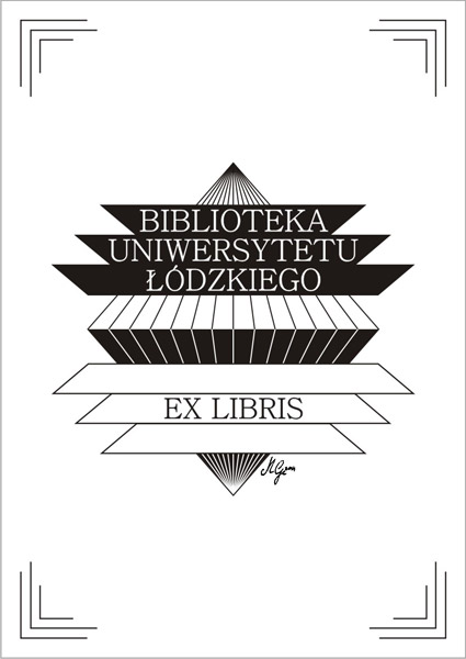 Ex libris of the University of Łódź Library - AGG